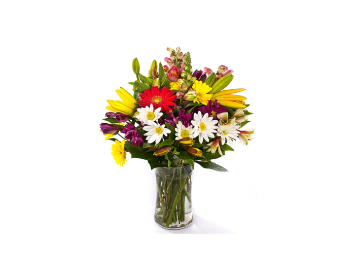 Carnival Fun Shops Deluxe Mixed Flower Bouquet, product 703, as shown on the Carnival product page.